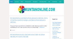 Desktop Screenshot of akuntanonline.com